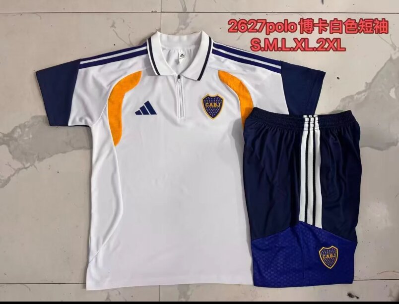 AAA Quality Boca Juniors 26/27 White Training Kit Jerseys